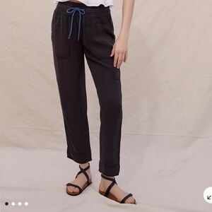 SOLD OUT The Nomad Tapered Joggers by Anthropologie Black Joggers Drawstring
